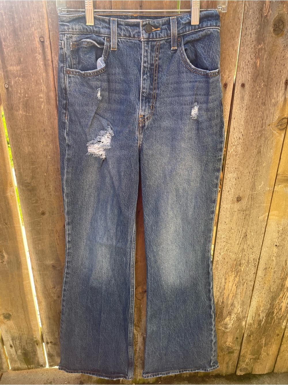 Levi’s 70s High Flare Distressed Jeans Sz. 26x31.5